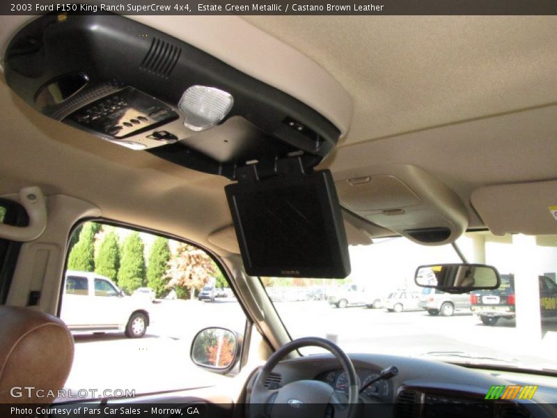 Estate Green Metallic / Castano Brown Leather 2003 Ford F150 King Ranch SuperCrew 4x4