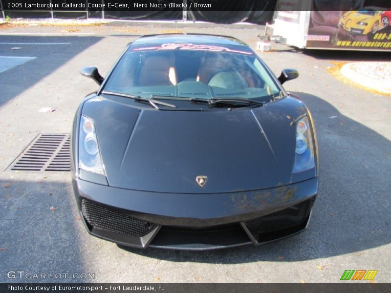 Nero Noctis (Black) / Brown 2005 Lamborghini Gallardo Coupe E-Gear