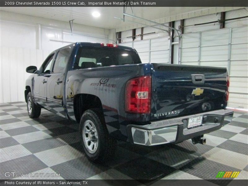 Imperial Blue Metallic / Dark Titanium 2009 Chevrolet Silverado 1500 LS Crew Cab