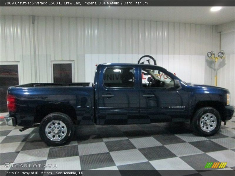 Imperial Blue Metallic / Dark Titanium 2009 Chevrolet Silverado 1500 LS Crew Cab