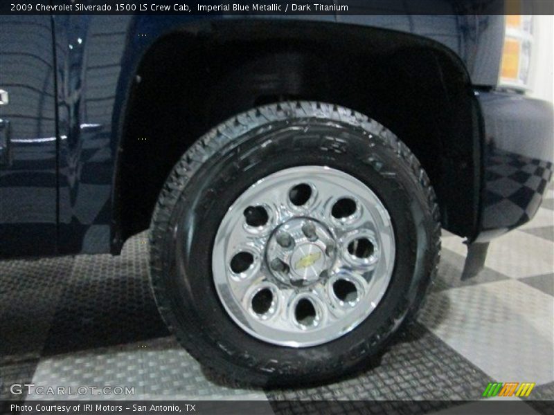 Imperial Blue Metallic / Dark Titanium 2009 Chevrolet Silverado 1500 LS Crew Cab