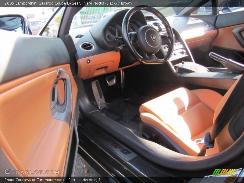  2005 Gallardo Coupe E-Gear Brown Interior