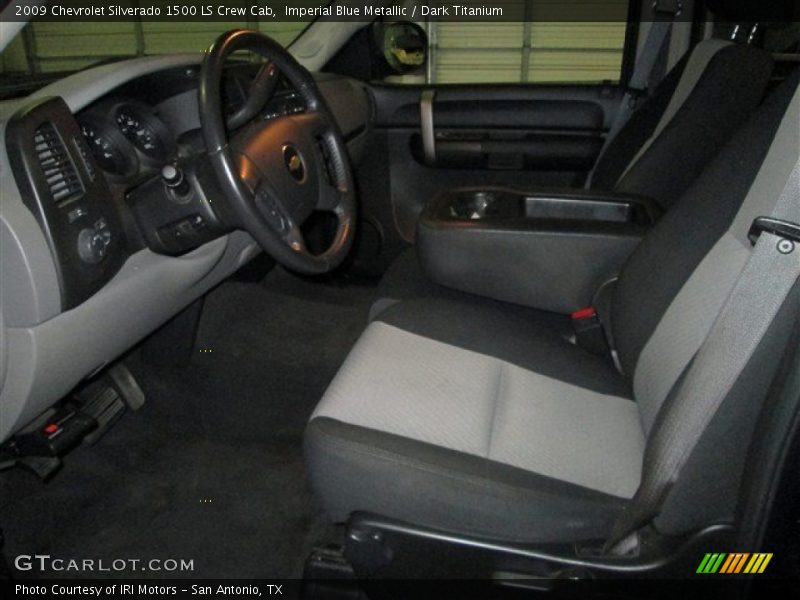 Imperial Blue Metallic / Dark Titanium 2009 Chevrolet Silverado 1500 LS Crew Cab
