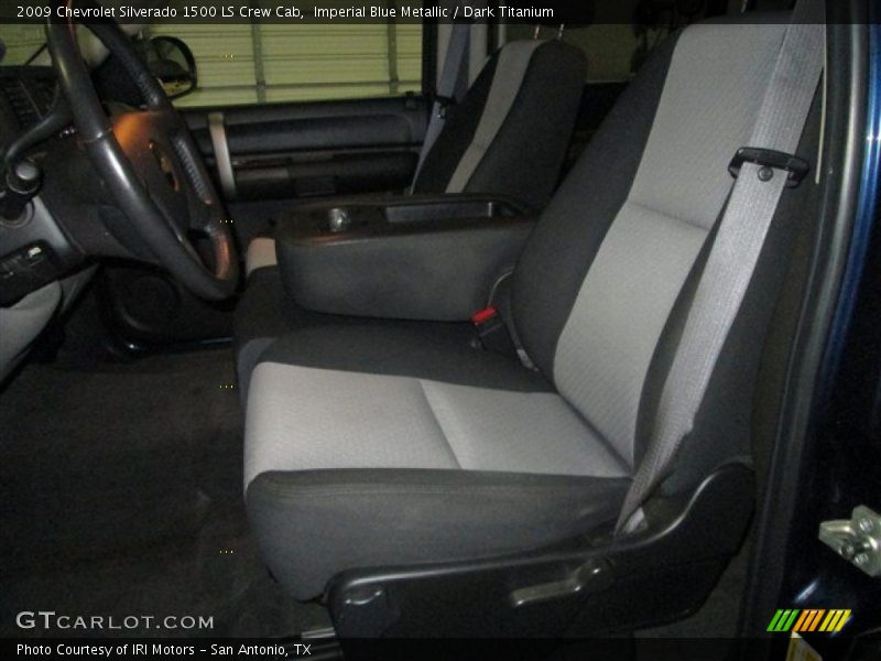 Imperial Blue Metallic / Dark Titanium 2009 Chevrolet Silverado 1500 LS Crew Cab