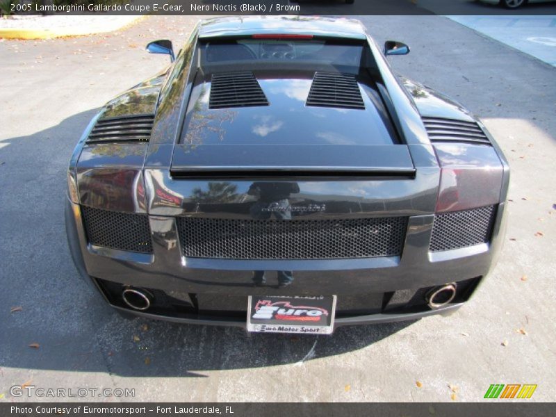 Nero Noctis (Black) / Brown 2005 Lamborghini Gallardo Coupe E-Gear