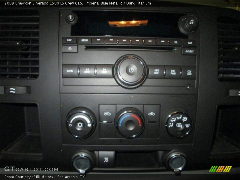 Imperial Blue Metallic / Dark Titanium 2009 Chevrolet Silverado 1500 LS Crew Cab