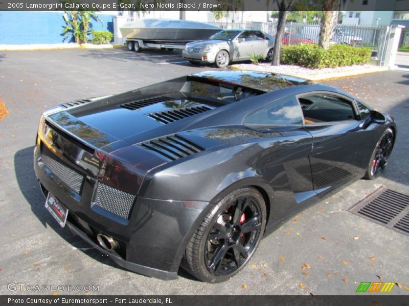 Nero Noctis (Black) / Brown 2005 Lamborghini Gallardo Coupe E-Gear