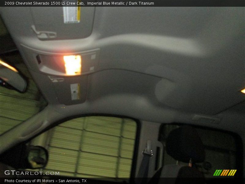 Imperial Blue Metallic / Dark Titanium 2009 Chevrolet Silverado 1500 LS Crew Cab