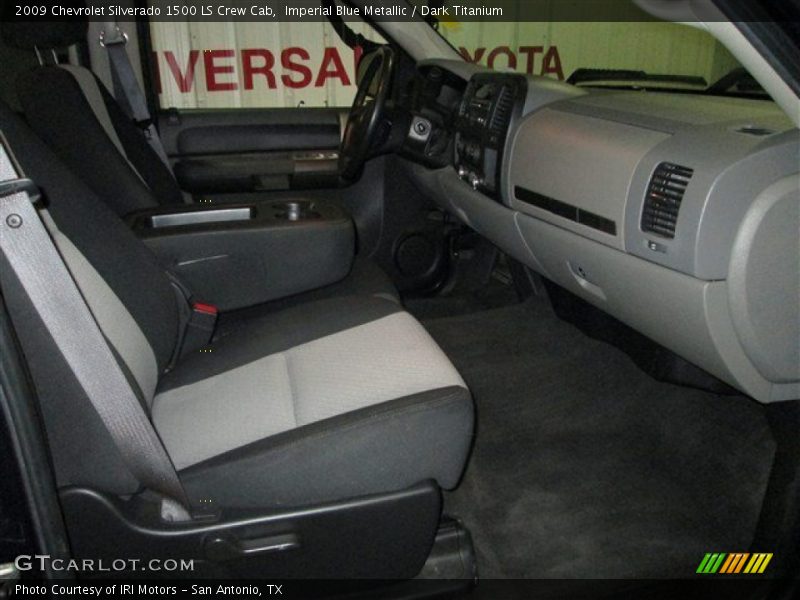 Imperial Blue Metallic / Dark Titanium 2009 Chevrolet Silverado 1500 LS Crew Cab