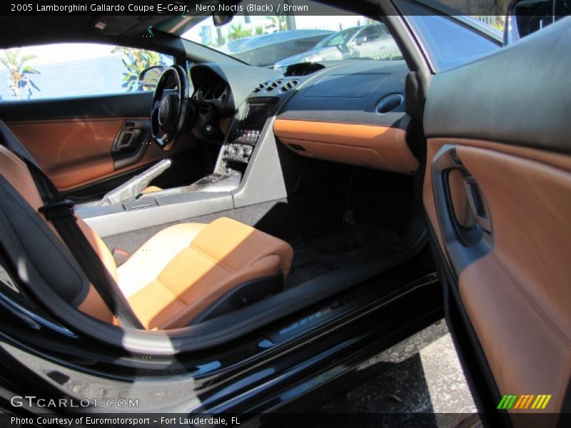 Nero Noctis (Black) / Brown 2005 Lamborghini Gallardo Coupe E-Gear