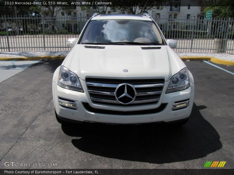 Arctic White / Cashmere 2010 Mercedes-Benz GL 550 4Matic