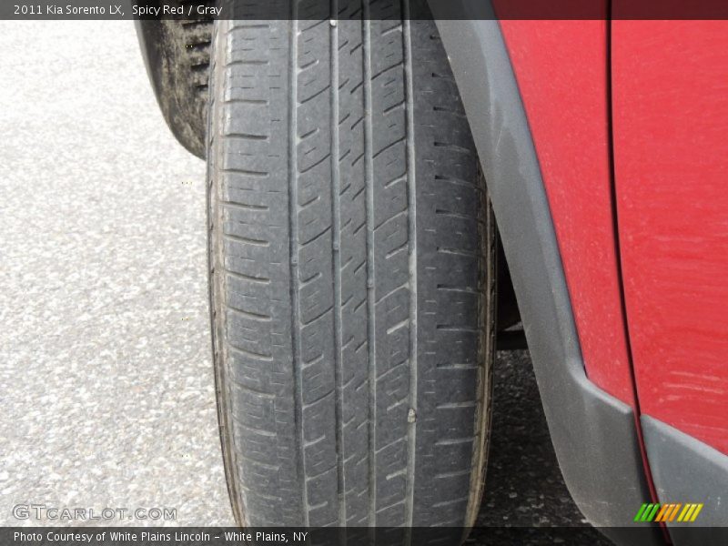 Spicy Red / Gray 2011 Kia Sorento LX