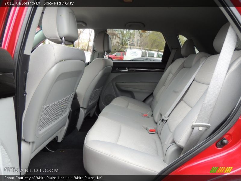 Spicy Red / Gray 2011 Kia Sorento LX