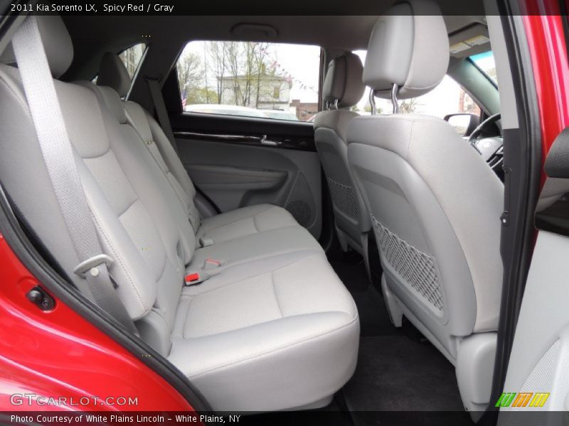 Spicy Red / Gray 2011 Kia Sorento LX