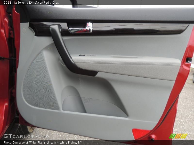 Spicy Red / Gray 2011 Kia Sorento LX