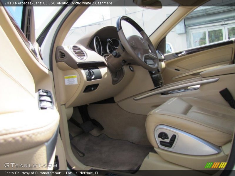 Arctic White / Cashmere 2010 Mercedes-Benz GL 550 4Matic