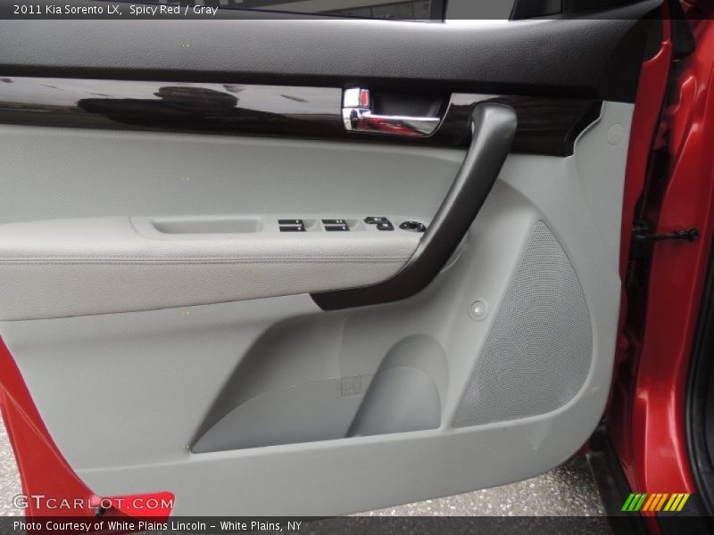 Spicy Red / Gray 2011 Kia Sorento LX
