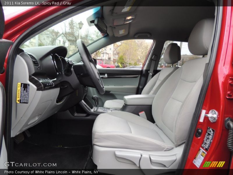 Spicy Red / Gray 2011 Kia Sorento LX