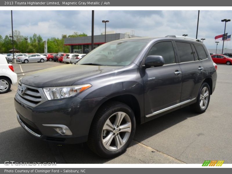 Magnetic Gray Metallic / Ash 2013 Toyota Highlander Limited