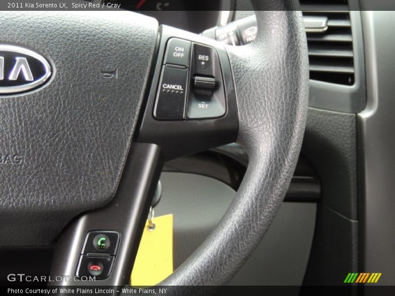 Spicy Red / Gray 2011 Kia Sorento LX
