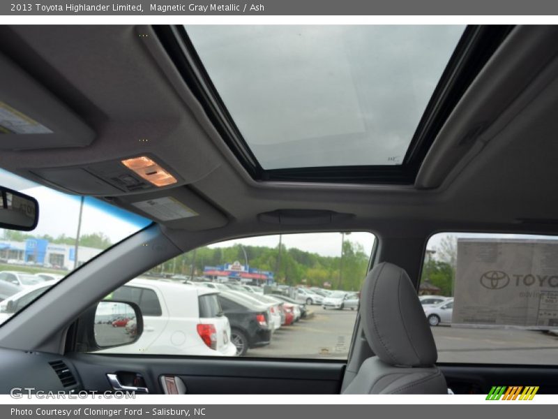 Magnetic Gray Metallic / Ash 2013 Toyota Highlander Limited