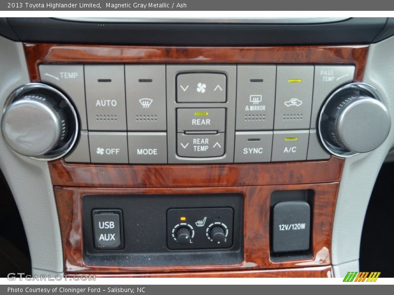 Magnetic Gray Metallic / Ash 2013 Toyota Highlander Limited
