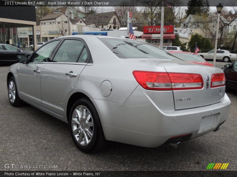 Ingot Silver Metallic / Dark Charcoal 2011 Lincoln MKZ AWD