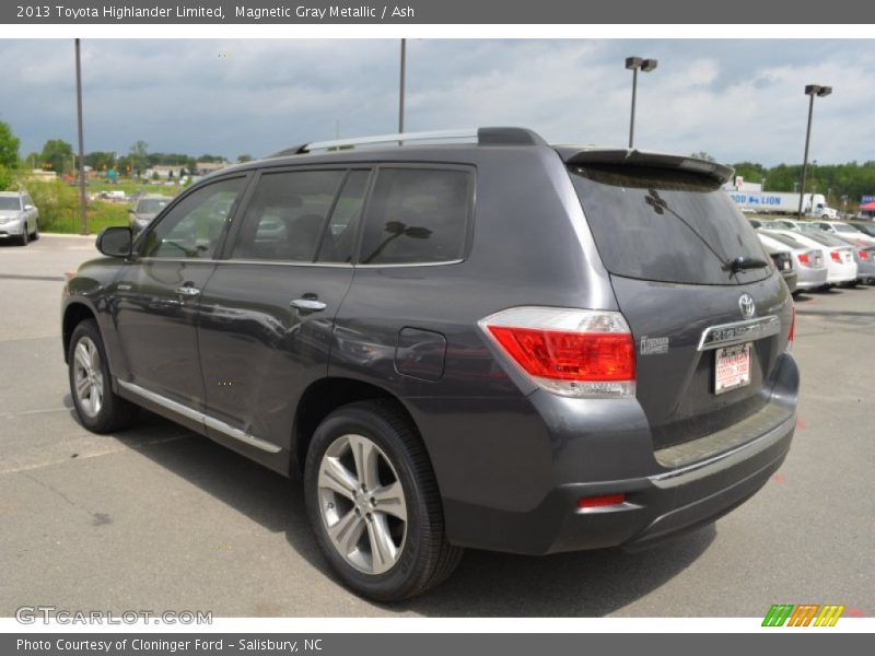 Magnetic Gray Metallic / Ash 2013 Toyota Highlander Limited