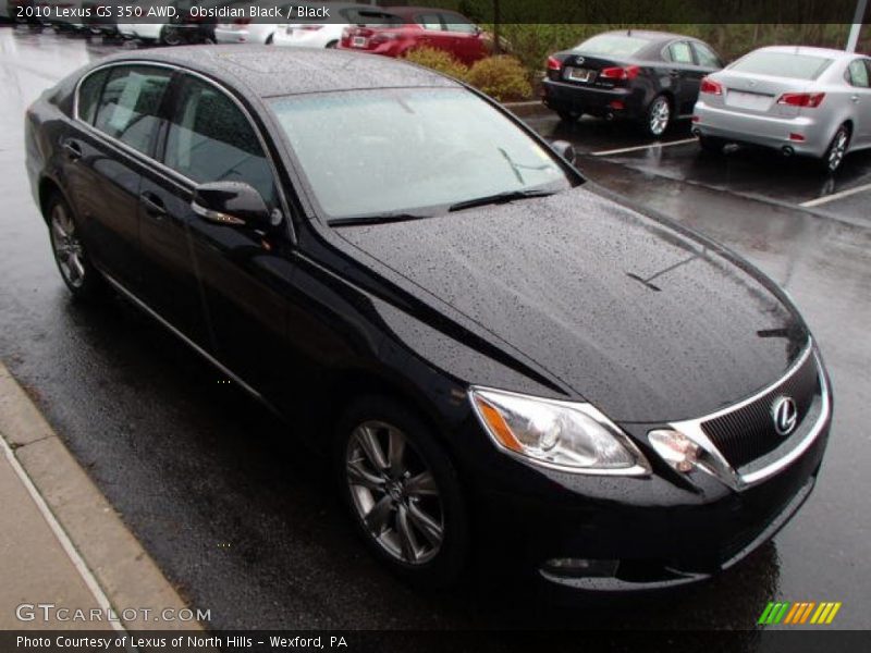 Obsidian Black / Black 2010 Lexus GS 350 AWD