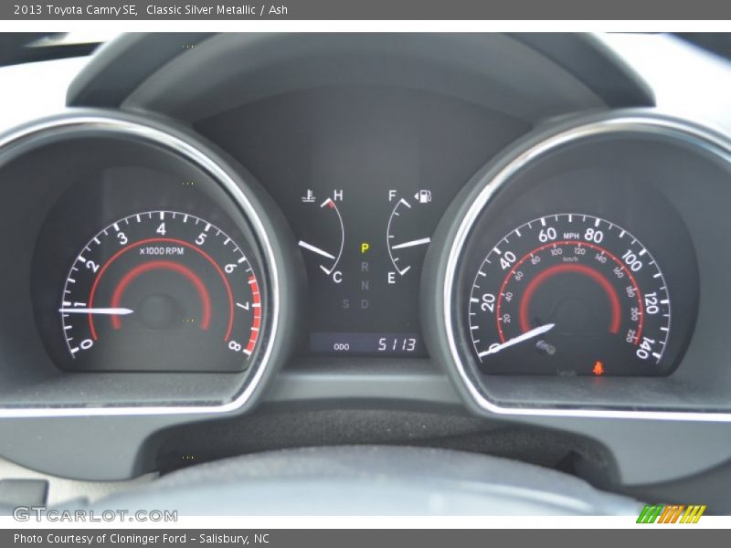 Classic Silver Metallic / Ash 2013 Toyota Camry SE