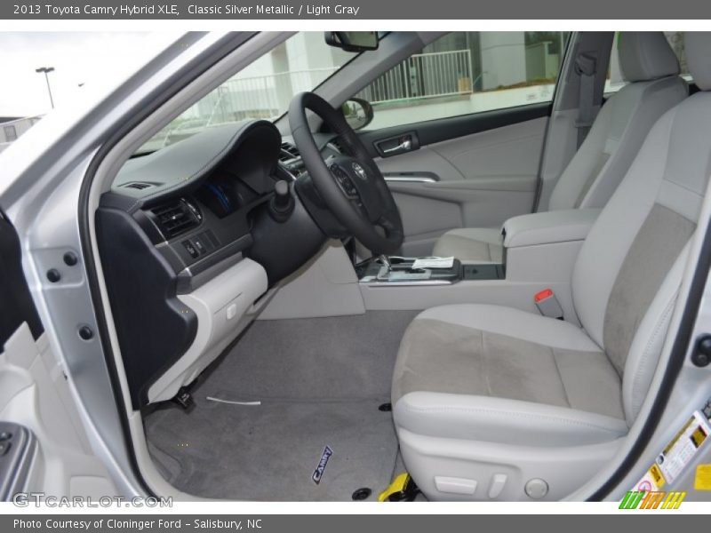 Classic Silver Metallic / Light Gray 2013 Toyota Camry Hybrid XLE