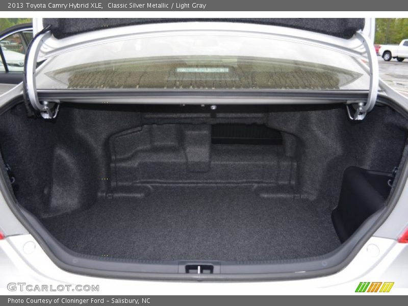 Classic Silver Metallic / Light Gray 2013 Toyota Camry Hybrid XLE
