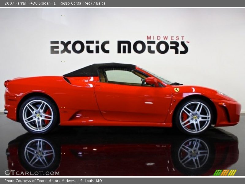 Rosso Corsa (Red) / Beige 2007 Ferrari F430 Spider F1