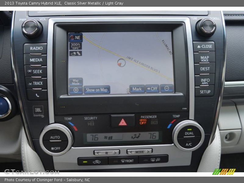 Classic Silver Metallic / Light Gray 2013 Toyota Camry Hybrid XLE