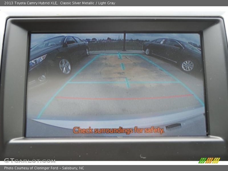 Classic Silver Metallic / Light Gray 2013 Toyota Camry Hybrid XLE