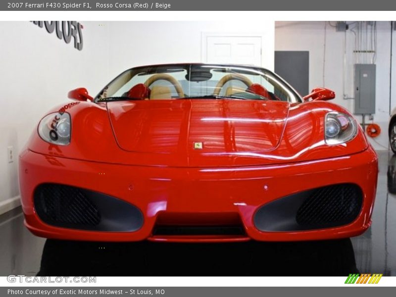Rosso Corsa (Red) / Beige 2007 Ferrari F430 Spider F1