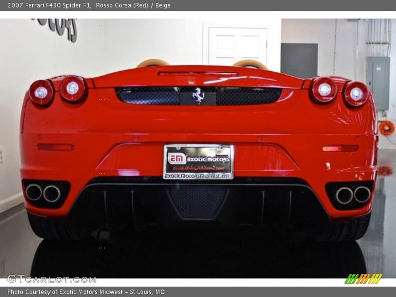 Rosso Corsa (Red) / Beige 2007 Ferrari F430 Spider F1
