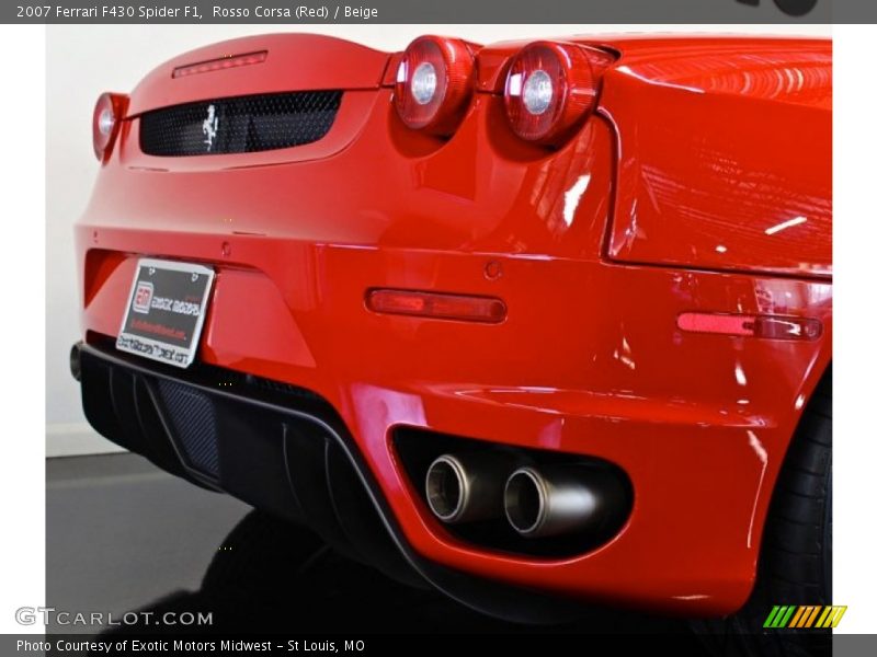Rosso Corsa (Red) / Beige 2007 Ferrari F430 Spider F1