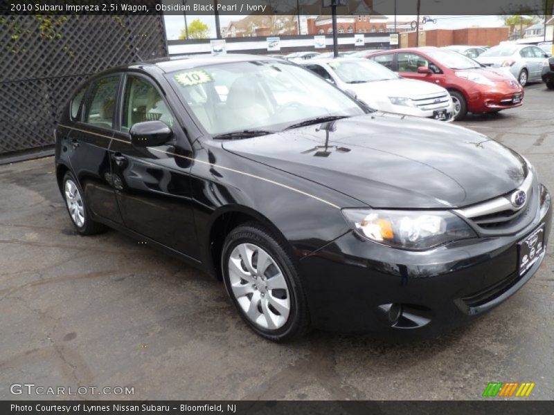 Obsidian Black Pearl / Ivory 2010 Subaru Impreza 2.5i Wagon