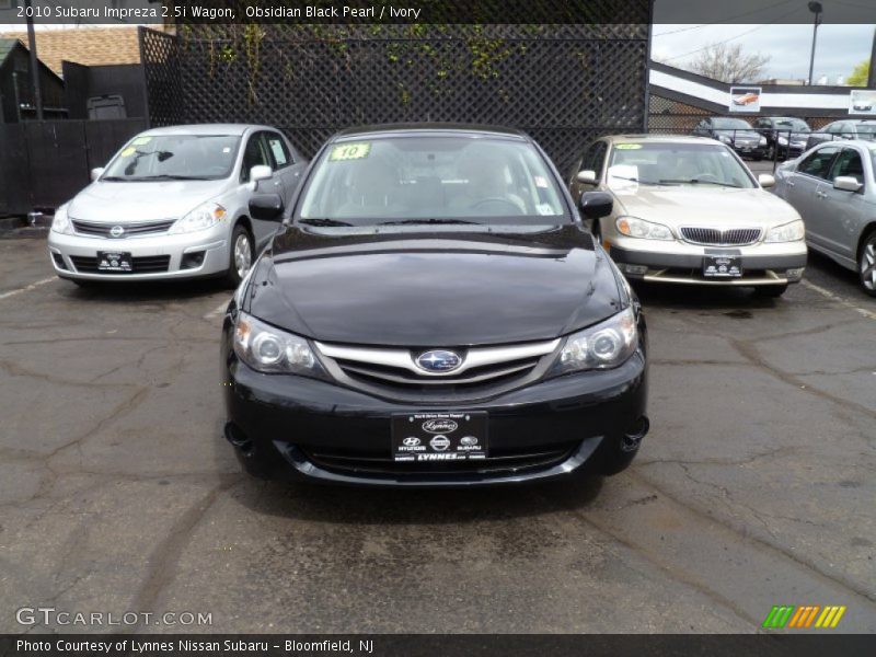 Obsidian Black Pearl / Ivory 2010 Subaru Impreza 2.5i Wagon