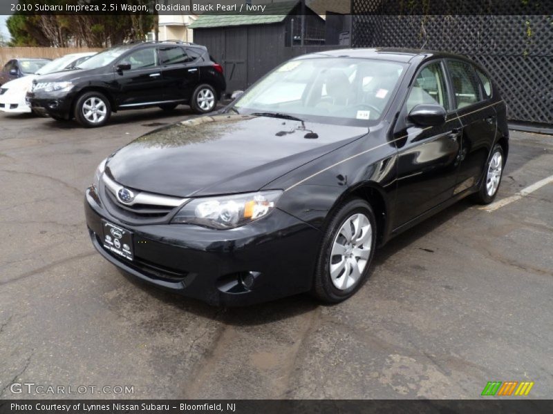 Obsidian Black Pearl / Ivory 2010 Subaru Impreza 2.5i Wagon