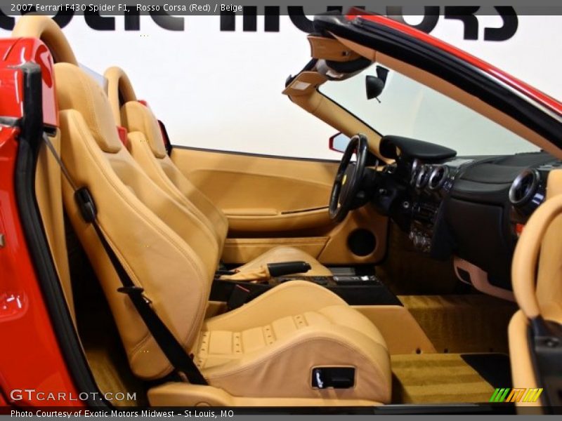 Rosso Corsa (Red) / Beige 2007 Ferrari F430 Spider F1