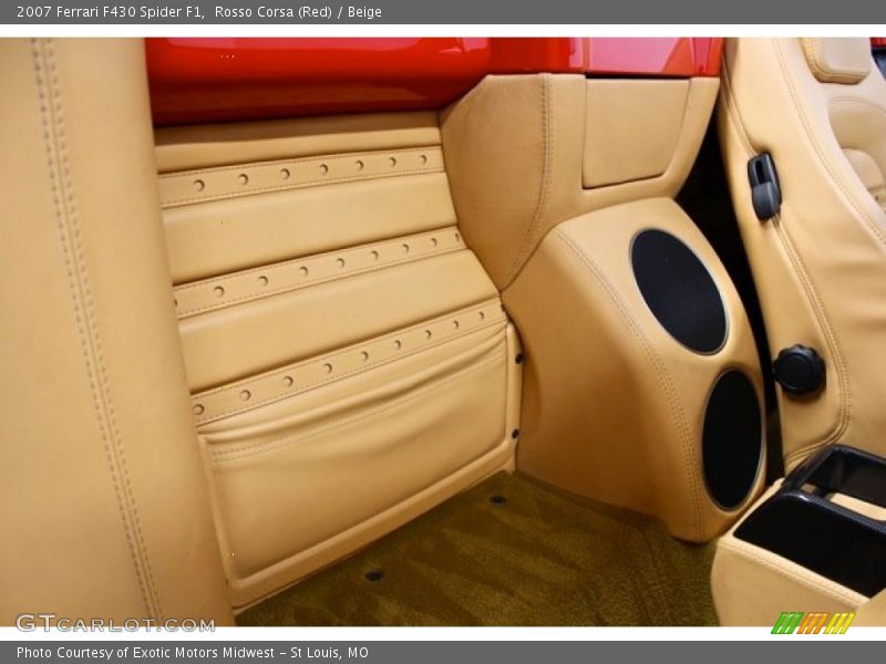 Rosso Corsa (Red) / Beige 2007 Ferrari F430 Spider F1