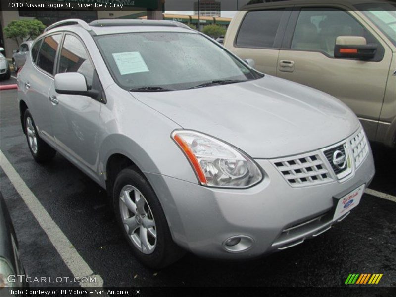 Silver Ice / Gray 2010 Nissan Rogue SL