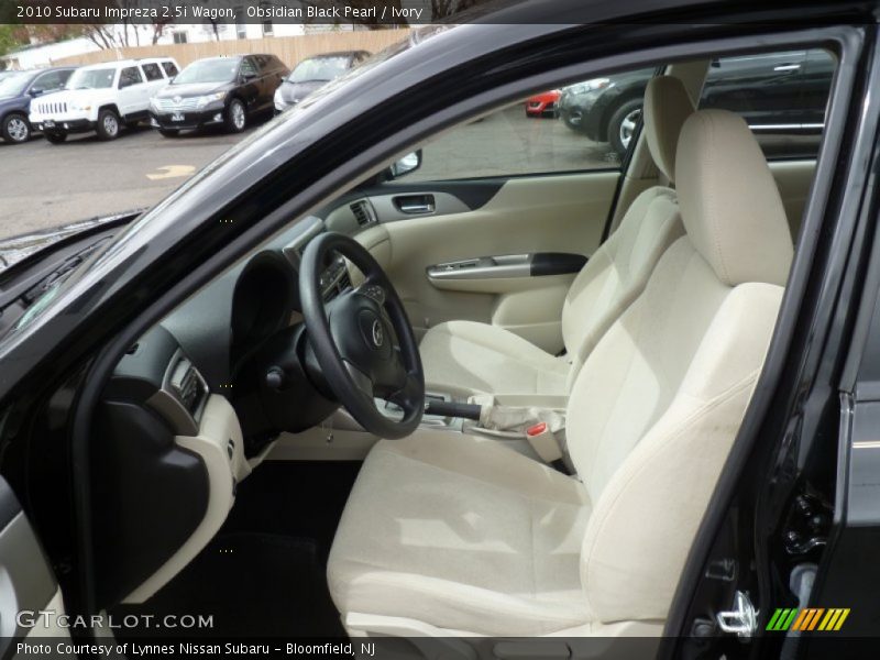 Obsidian Black Pearl / Ivory 2010 Subaru Impreza 2.5i Wagon
