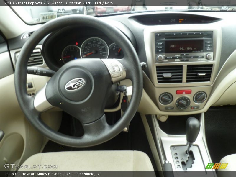 Obsidian Black Pearl / Ivory 2010 Subaru Impreza 2.5i Wagon