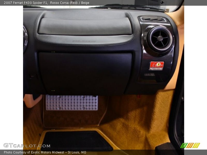 Rosso Corsa (Red) / Beige 2007 Ferrari F430 Spider F1
