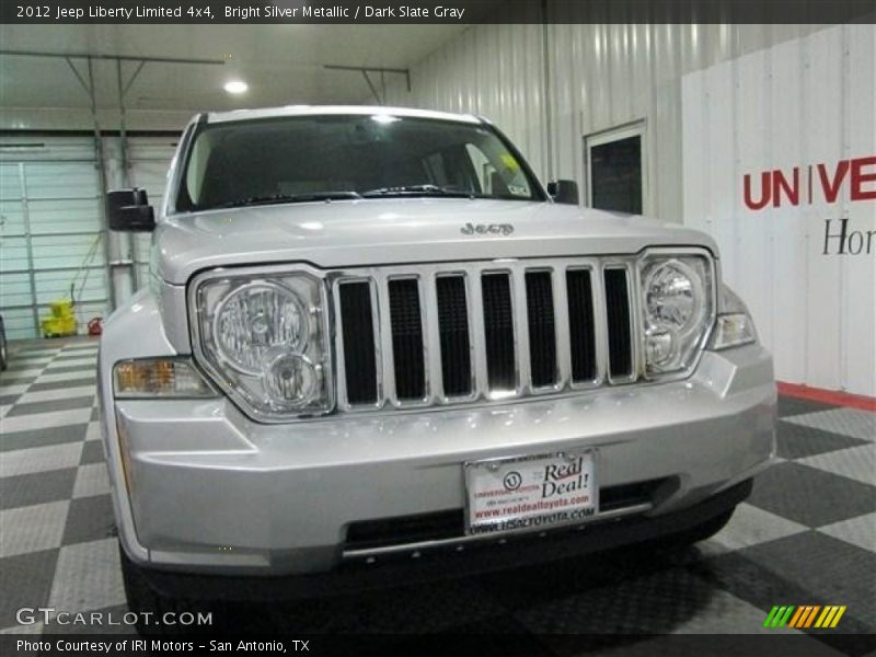 Bright Silver Metallic / Dark Slate Gray 2012 Jeep Liberty Limited 4x4