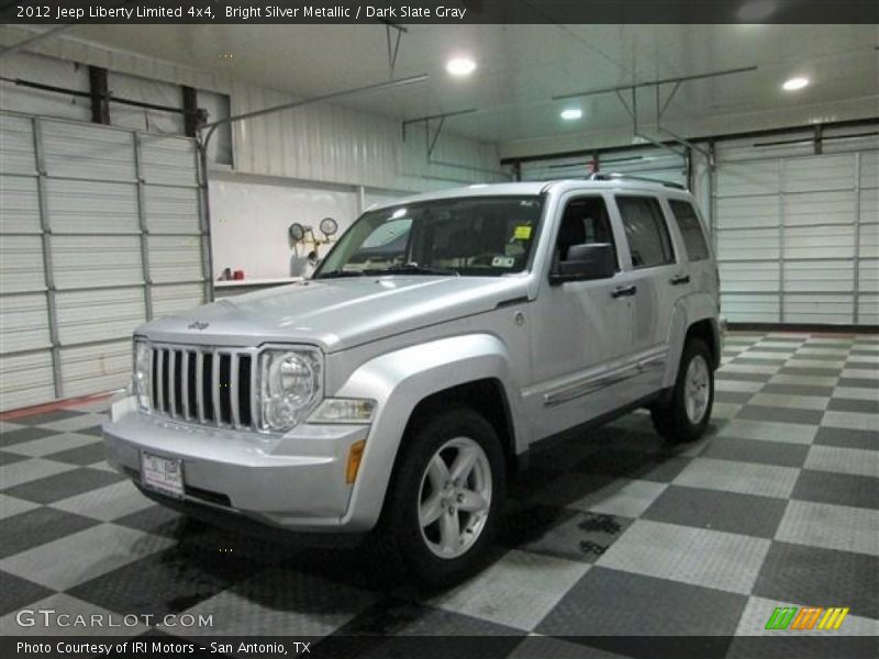 Bright Silver Metallic / Dark Slate Gray 2012 Jeep Liberty Limited 4x4