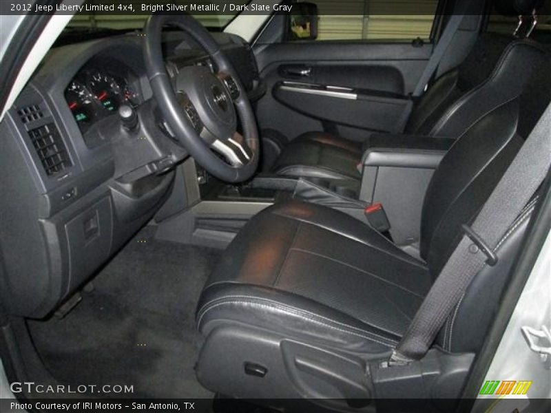 Bright Silver Metallic / Dark Slate Gray 2012 Jeep Liberty Limited 4x4